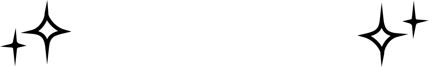 two sparkles indicating the active class